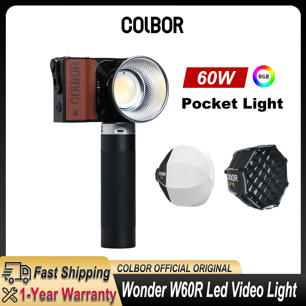 Photography Lighting Outdoor - Colbor Wonder W60 RGB LED видеосвет,