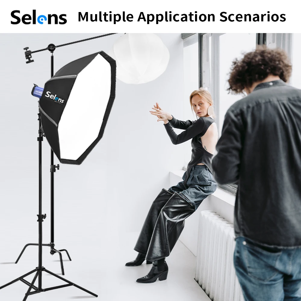 Софтбокс Selens 82/105 см с кр – обзор и цена Photography Umbrella Lighting Setup